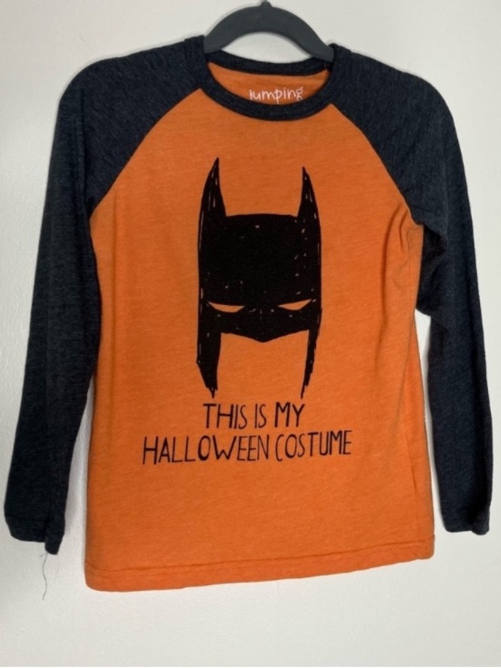 Jumping Beans boys long sleeve Batman This is My Halloween Costume shirt 6